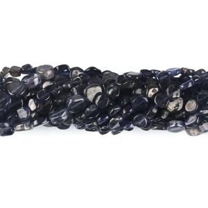 ลูกปัด iolite ทรงเหรียญเรียบลูกปัดอัญมณีขัดเงาธรรมชาติ4-8มม. สำหรับทำเครื่องประดับ - Product Image 4