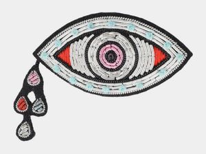 Vente en gros Nouveau design de qualité supérieure Broches en fil métallique brodé Belle dentelle arc-en-ciel Broche à la mode #0153 Prix bas - Product Image 5