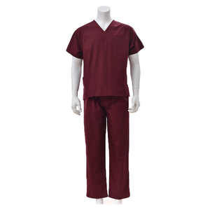 Ensembles d'uniformes Shift Fit Scrubs avec chemise à manches courtes ventilée et col montant simple pour les tâches quotidiennes - Product Image 6