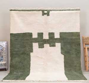 Alfombras anudadas a mano de alta calidad hechas de lana pura Lana hilada a mano Premium Alfombras de lana Alfombras anudadas a mano para dormitorios - Product Image 3