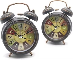 <b>Modern</b> Metal Table <b>Clock</b> for Home Office Table Decor Retro Desk Decoration Elegant Tabletop <b>Clock</b> for Living Room - Product Image 2