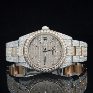 Lujo Iced Out Moissanite reloj para hombres automático impermeable personalizado Hip Hop diamante reloj al por mayor proveedor - Product Image 1