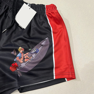 Nouveau 100% Polyester Footy Rugby Shorts pour hommes et jeunes Premium Summer Plus Size Open Pockets Rugby Footy Shorts - Product Image 2