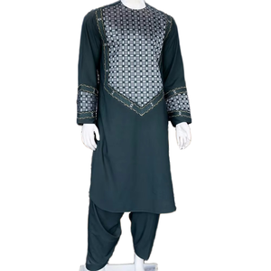 Vêtement traditionnel afghan pour homme, shalwar kameez long, vêtements ethniques colorés, haute qualité, mode, fête et usage quotidien - Product Image 2