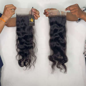 Bundles brésiliens bouclés de qualité supérieure 11A 12A prix d'usine Temple indien paquets de cheveux humains bouclés bruts et fermeture frontale en dentelle HD 6x6 - Product Image 1