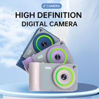 Mini cámara digital CCD portátil de 50MP con pantalla de 2,8 \ "1080P estilo Vintage antivibración compatible con tarjeta SD