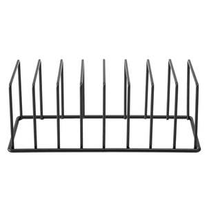 Support de plaque en fer noir fabriqué à la main support de rangement de vaisselle de luxe pour ustensiles de cuisine maison Restaurant Table comptoir décoratif - Product Image 5