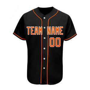 Jersey de béisbol con logo personalizado para hombre, jersey de béisbol de alta calidad, diseño sublimado, 100% poliéster, nuevo diseño - Product Image 5