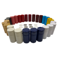 Capuchon en aluminium ROPP personnalisé Topack, couleur personnalisée, anti-effraction, à visser, avec doublure PE anti-déversement, logo personnalisé, pour boissons et spiritueux