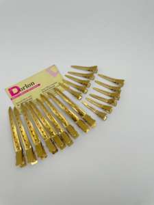 Dorlon, superventas, Color personalizado, acero inoxidable, pico de pato, corte de estilo para mujer, pinzas para el cabello resistentes - Product Image 3