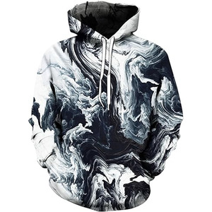 Hoodies Coton Mélangé Conception Imprimé Pull Hoodies pour Hommes Streetwear Mode Hoodies Hommes téléchargés par Dress Sports - Product Image 1