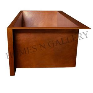 อ่างอาบน้ำทองแดงบริสุทธิ์ดีไซน์แบบโบราณสีขาวด้านนอกผลิตเสร็จในเอเชียอ่างอาบน้ำทองแดงที่มีการออกแบบที่ไม่เหมือนใคร - Product Image 1