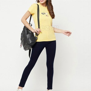 Vente en gros, T-shirt sur mesure pour femmes, T-shirt style décontracté pour femmes, commande en gros - Product Image 4