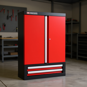 Armario de Herramientas Rojo Facom con 2 Puertas y 2 Cajones - Product Image 3