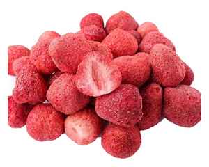 Fresas liofilizadas de Vietnam con color brillante y textura crujiente para exportar fresas liofilizadas a granel de 99GD - Product Image 2