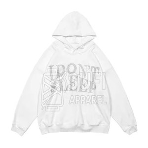 เสื้อฮู้ดดี้ผู้ชายดีไซน์ล่าสุดสำหรับฤดูหนาว ผ้าฝ้าย 100% ประดับคริสตัล  รับสั่งทำสีและดีไซน์ คุณภาพสูง - Product Image 1