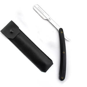Fournisseur en gros de rasoirs droits en acier inoxydable, outils de beauté, rasoir droit pour hommes, couteau à raser pliable - Product Image 2