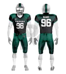 เสื้อฟุตบอลทีมอเมริกันสำหรับผู้ชายชุดอเมริกันฟุตบอลออกแบบเองพิมพ์ซับลิเมชันของคุณเอง - Product Image 3