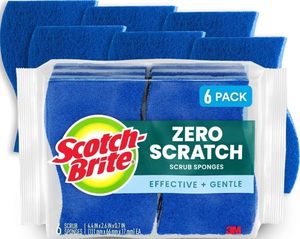ฟองน้ำขัดทำความสะอาด Scotch-Brite Zero Scratch แพ็ค 6 ชิ้น - Product Image 1