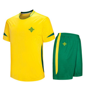 Uniforme de Fútbol Personalizado de Fábrica, Último Diseño para Hombre, 100% Poliéster, Secado Rápido y Transpirable, Servicio OEM - Product Image 1