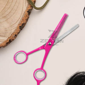 Tijeras de adelgazamiento de peluquero de salón de servicio OEM hoja de acero inoxidable duradera Material duradero al por mayor - Product Image 5