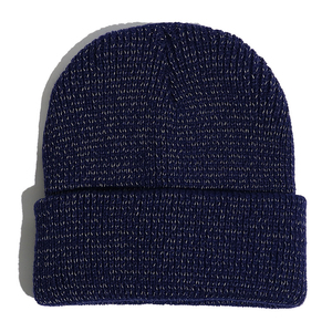 Gorro de lana de alta visibilidad para correr de noche Gorro de invierno de punto personalizado Unisex 2026 - Product Image 5