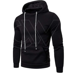 เสื้อฮู้ดดี้ลำลองสำหรับผู้ชายรุ่นใหม่ ผ้าฟลีซโพลีเอสเตอร์/คอตตอนเนื้อหนา ระบายอากาศได้ดี เป็นมิตรต่อสิ่งแวดล้อม - Product Image 5