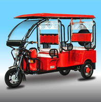 RICKSHAW STAR de Diseño Moderno y Elegante, Vehículo Eléctrico de Pasajeros, Color Azul Verde, Tipo de Batería Plomo-Ácido/Litio 100-150Ah Bharathi 25