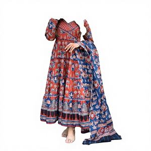 ชุดสัลวาร์ คามีซ โพลีเอสเตอร์สำหรับผู้หญิง แฟชั่นนานาชาติ แห้งเร็ว เหมาะสำหรับใส่ไปชายหาด ลำลอง งานปาร์ตี้ ทุกฤดูกาล - Product Image 1