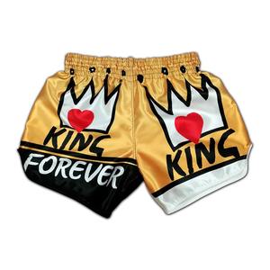 กางเกงขาสั้นบอร์ด MMA เอวยางยืดพร้อมเชือกผูกโลโก้และออกแบบได้อย่างรวดเร็ว - Product Image 3