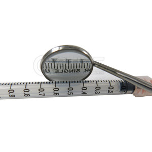 Espejo de boca Dental de alta calidad Mango de acero inoxidable con cabeza desmontable Espejo de boca Dental de acero inoxidable CE - Product Image 3