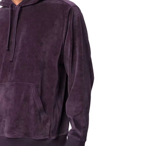 Nuevo elegante barato personalizado completo térmico al por mayor liso terciopelo Sudadera con capucha hombre personalizado de alta calidad terciopelo sudaderas con capucha - Product Image 5