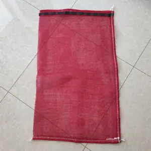 50*80 cm Tubular Leno PP tas jaring grosir kayu bakar kentang bawang putih kemasan kantong jala untuk dijual