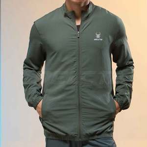 Solid Color Low Moq <b>Men</b> <b>Track</b> <b>Jacket</b> Wholesale <b>Track</b> <b>Jacket</b> <b>For</b> <b>Men</b> Breathable <b>Men</b> <b>Track</b> <b>Jacket</b> - Product Image 2