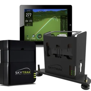 Simulador de Golf Portátil con Monitor de Lanzamiento, Sistema de Sensor de Cámara de Alta Velocidad Dual, Visualización 3D para Práctica en Interiores de Clubes de Golf - Product Image 1
