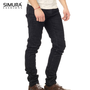 Service OEM Spandex – Nouveaux Jeans Déchirés Décontractés pour Hommes, Style Western Tendance, Coupe Droite en Coton, Coupe-Vent - Product Image 5