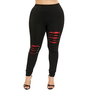 Legging de algodón 100% de diseño único para mujer, tejido de punto de cintura media, precio razonable para uso en exteriores, logotipo personalizable de MOQ bajo - Product Image 6