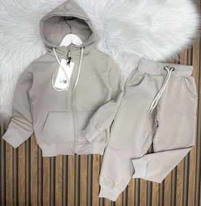 Vêtements coordonnés délavés style vintage, col rond, coupe décontractée, bas élastique, qualité supérieure, directement de l'usine - Product Image 4