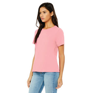 Nouveau design de t-shirts pour filles de haute qualité pour femmes t-shirts avec logo en gros t-shirts d'été en coton personnalisé et uni - Product Image 2