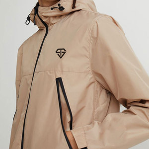 Custom Made Winter <b>Thin</b> Softshell <b>Jacket</b> for Men with Stand Collar <b>Waterproof</b> & Breathable OEM Service - Product Image 2