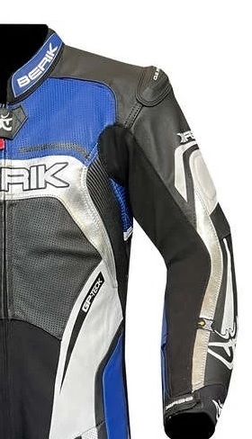 メンズワンピース1.3mmレザーバイクスーツレベル2アーマードレーシング 