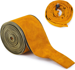 Housse de fer à souder en cuir avec fermeture éclair, fournitures de soudage directes - Product Image 2