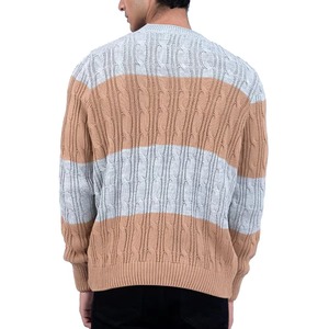 Suéter de Invierno Personalizado con Logotipo ODM para Hombre, Cuello Redondo, Transpirable, Mezcla de Poliéster/Algodón, Diseño Frontal - Product Image 3