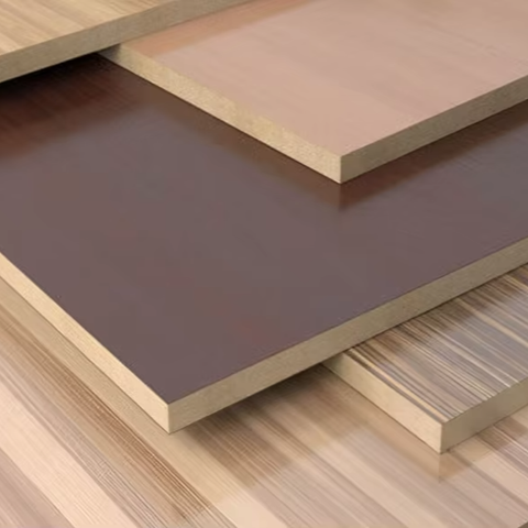 Customized A2 Grade 1220x2440x 9/12/15/18/21mm MDF Board Two Sides One Side Melamine Water Resistant Furniture Handicraft