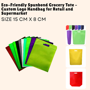 Écologique Spunbond Grocery Tote Logo personnalisé Sac à main pour la vente au détail et supermarché - Product Image 1