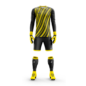 Camiseta de fútbol Sublimación completa conjunto de uniforme de portero Camiseta de fútbol Pantalones cortos Guantes de portero Bordado 3D - Product Image 5