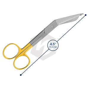 Tijeras para Vendajes Lister Manuales de Primera Calidad, Acero Inoxidable de Grado Quirúrgico, Certificación MOL, Primeros Auxilios, Odontología, Veterinaria, Cirugía - Product Image 6