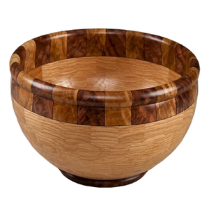 Handmade Dark Brown Wood Salad <b>Bowl</b> Ideal for Weddings and Kitchenware Stylish Round Shape Salad <b>Mixing</b> <b>Bowl</b> for Tabletop Dining - Product Image 4