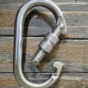 High Quality Triangle Carabiner Peculiar <b>Clip</b> with Spring Snap <b>Hook</b> for Mountaineering Buckles - Product Image 1