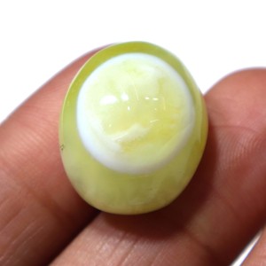 พลอยอาเกตสุลามานีสีเหลืองธรรมชาติทรงคาโบชอง พลอยอาเกตลายเส้น พลอยอาเกตเรียบ ขายส่งจากผู้ผลิตสำหรับทำเครื่องประดับ - Product Image 1